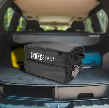 Органайзер для гольф-багажника GolfStash з відділеннями для взуття, перегородками, зберіганням для футболок, рукавичок, м'ячів та іншого для зручного транспортування аксесуарів в авто чи позашляховику чудовий подарунок для гольфіста