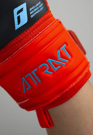 Чоловічі воротарські рукавиці Reusch Attrakt Freegel 10.5 Bright Red / Future Blue / Blue