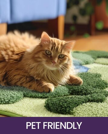 Килимок для ванної DEXI Moss, Ультратовстий, М&39який, Зелений, Нековзний, Миється, Килимок для ванної, Водопоглинаючий, Мікрофібра, Килимки для душу, Раковини, Спальні, 51 x 81 см, Мохово-зелений 51 x 81 см (Овал) Зелений мох