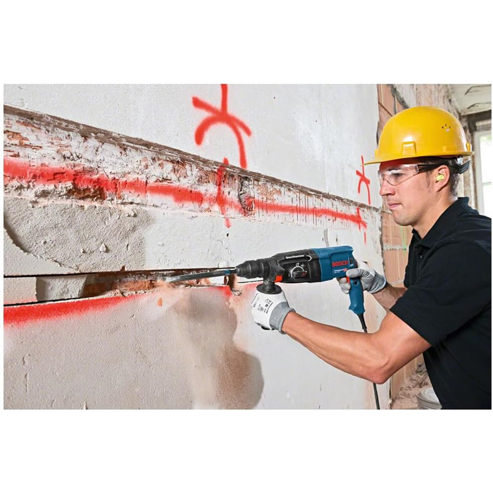 Перфоратор Bosch Professional GBH 2-26 F (830 Вт, змінний патрон SDS-plus, енергія удару 2,7 Дж, в кейсі)