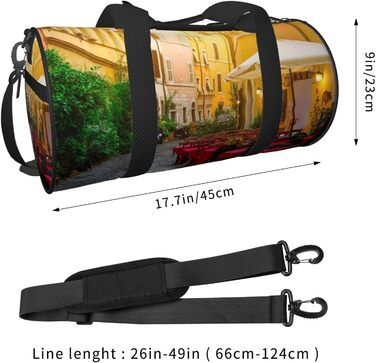 Універсальна дорожня сумка, італійська вінтажна спортивна сумка для чоловіків та жінок, сумка-мішок, спортивна сумка