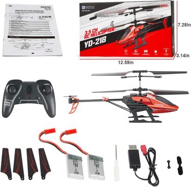 Вертоліт Vatos Helicopter з дистанційним керуванням RC вертоліт Висотна висота хобі літак гіроскоп і світлодіодне світло 3.5-канал