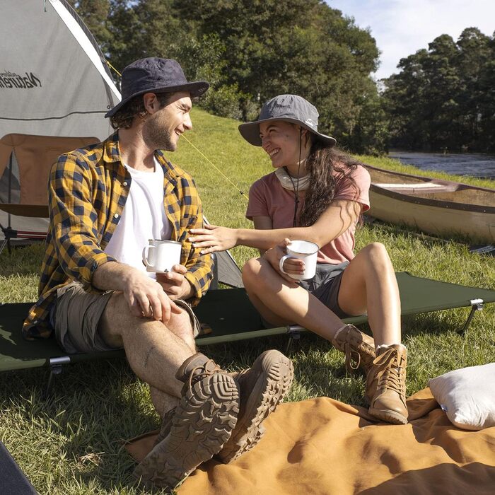 Кемпінгове ліжко Naturehike, надлегке похідне ліжко, портативне складне ліжко для дорослих, місткість до 150 кг, кемпінгове ліжко для наметів, для пішого туризму, для дому, для походів, темно-зелене
