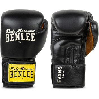 Шкіряні боксерські рукавички BENLEE Evans 12 oz чорні