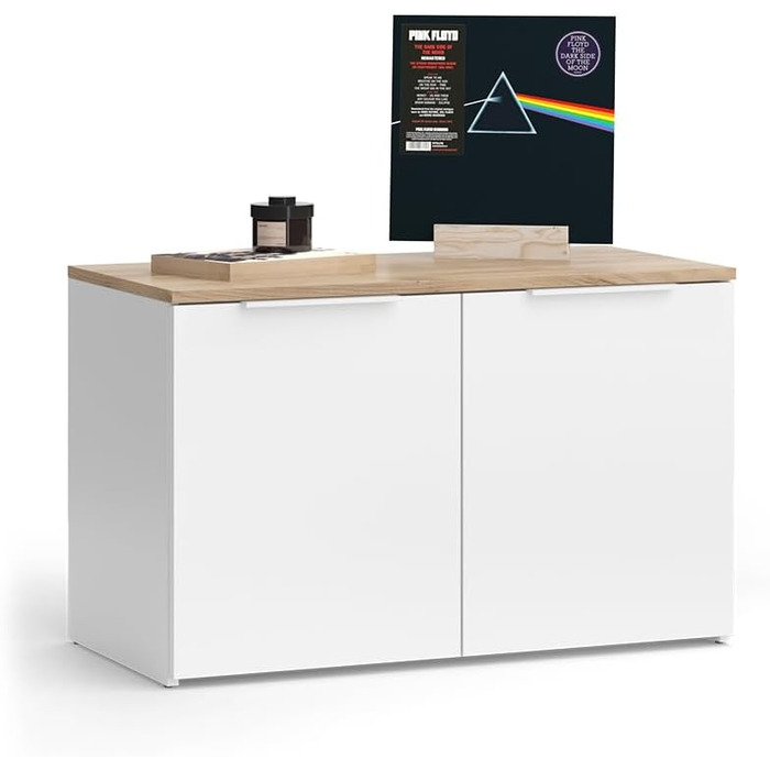 Комод Vicco Wido, білий/Сонома, 40 x 50 см з 2 дверцятами