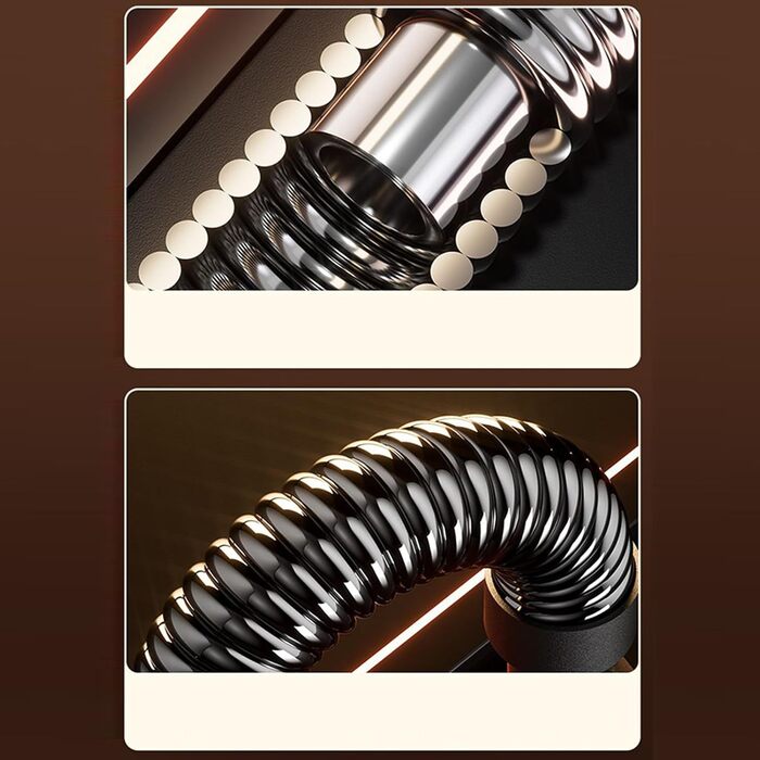 Твістер-гриф Spring Power - Тренажер з регульованим опором - Тренажер для передпліччя - Для батьків, друзів, спортсменів, гравців, ентузіастів фітнесу, початківців, квартири, домашнього спортзалу