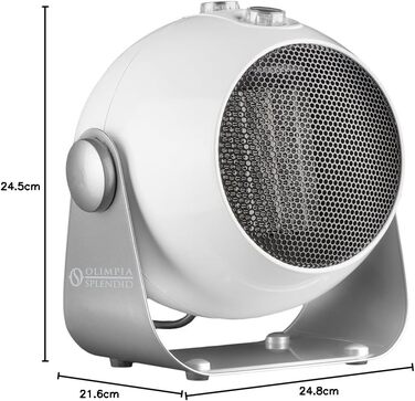 Керамічний обігрівач Olimpia Splendid 99447 Caldodesign, 1800 Вт, 50 м, білий