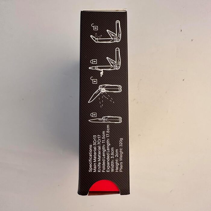 Подарунок для чоловіків, мультитули BIBURY, складні плоскогубці Outdoor Multi Tool з покращеними ножицями та викруткою, мультитули