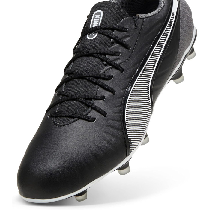 Футбольні бутси PUMA Unisex King Match Fg/Ag 40 EU Puma Black Puma White Cool Dark Gray