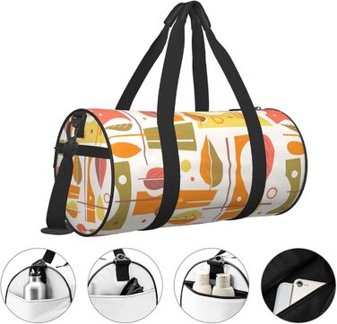 Сумка-дафл для подорожей та спорту в стилі середини століття Herbst Herren (чоловіча) для ручної поклажі, на вихідні, або на ніч