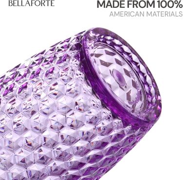 Стакани BELLAFORTE Laguna Beach з ударостійкого пластику Tritan, високі, 540 мл, небиткий посуд для напоїв на відкритому повітрі,