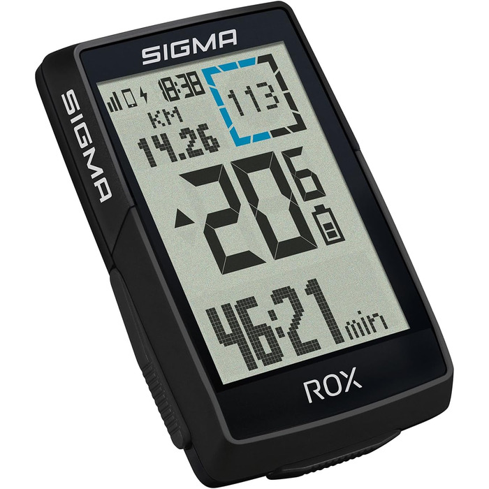 Велокомп'ютер SIGMA ROX 4.0 SE GPS, 2.4 дюйма, IPX7, Пластик/Електроніка, Чорний