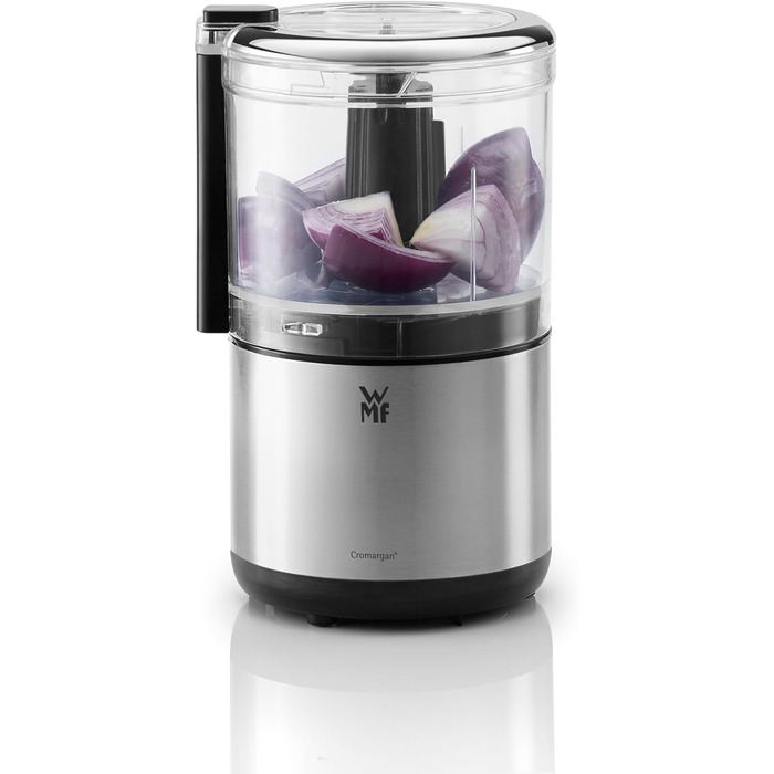 Матовий, компактний мульти-подрібнювач з керуванням однією рукою, знімний контейнер (0,3 л), 65 Вт