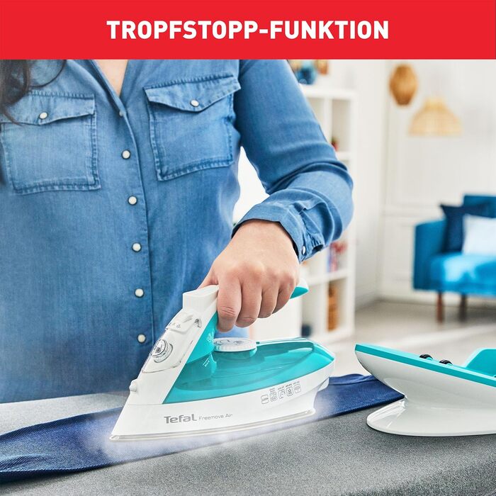 Акумуляторна парова праска Tefal FV6520 Freemove Air 2400 Вт 25 г / хв безперервної пари 115 г / хв парового удару Акумуляторна те