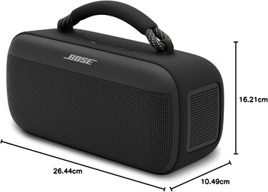 Портативна колонка Bose SoundLink Max, велика, водонепроникна Bluetooth-колонка, до 20 годин автономної роботи, USB-C, вбудований