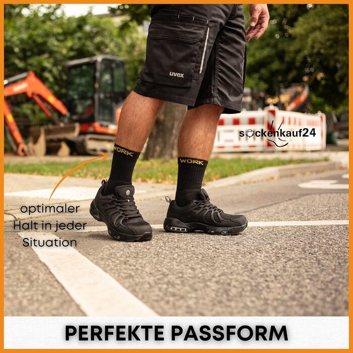 Чоловічі робочі шкарпетки (10 або 20 пар) РОБОЧІ шкарпетки бавовняні розмір 43-46 10 пар Чорні