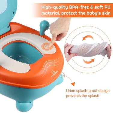 Горщик ANGELBLISS дитячий горщик/унітаз, горщик дитячий, туалети для подорожей, безпека і комфорт, для малюків.