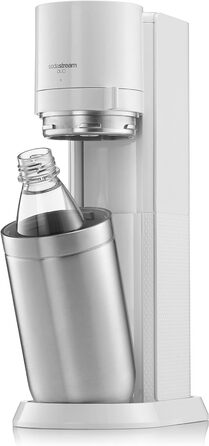 Виробник газованої води SodaStream Duo White Megapack з 4 пляшками та 1 циліндром, білий, 2270181