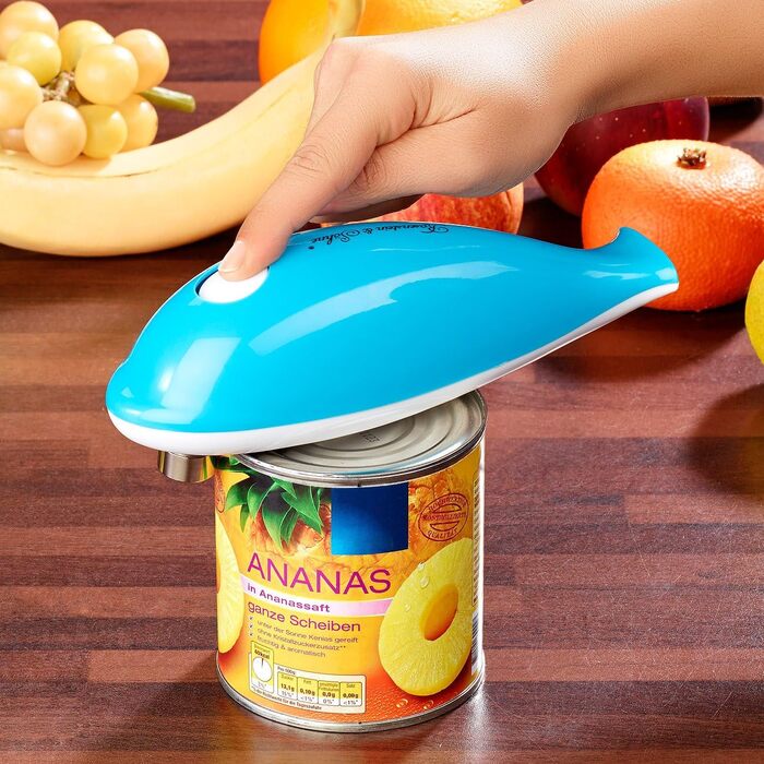 Консервний нож Rosenstein & Shne Електричний безпечний відкривач для консервних банок для відкривання, що закривається (відкривач для консервів для інвалідів, автоматичний відкривач для консервів, розенштейн Shne електричний)