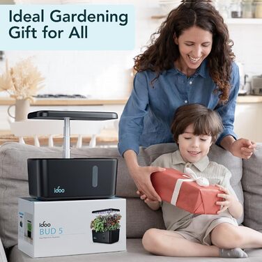 Системи гідропонічного вирощування iDOO з лотком для пророщування, набір для пророщування в саду з насосом, світлодіодне освітлення з автоматичним таймером, набір для проростання рослин до 11,81 футів, подарунки для гідрофонічної сівалки для всіх