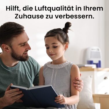 Міні-осушувач повітря Pro Breeze 500 мл проти вологи, бруду, цвілі, тихий і компактний для невеликих приміщень, автоматичне вимкне