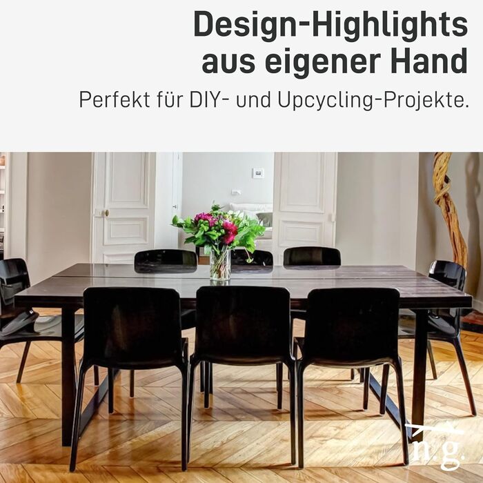 Прямокутний каркас столу Natural Goods Berlin 2 шт. з нержавіючої сталі Легке складання Металеві ніжки столу Полозки столу ідеально підходять для проектів &quotзроби сам&quot, таких як обідній стіл, письмовий стіл, журнальний столик, лавка 100x72 см Ш1000