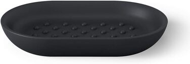 Мильниця Umbra Juniper, чорна, чорна мильниця овальна
