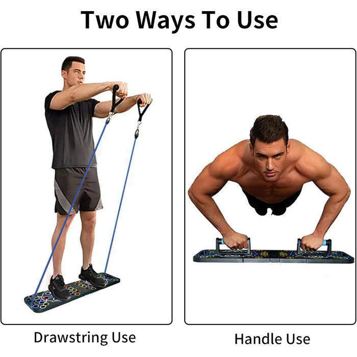 Розсувна дошка, портативна багатофункціональна знімна перекладина для віджимань 14-в-1, стійка для силових тренувань з ручками для чоловіків та жінок, тренажер для фітнесу та грудних м&39язів, 27-в-1