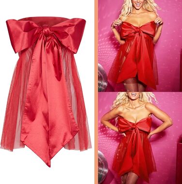 Жіночий сексуальний бебі-долл Avidlove, червоний, прозорий, M–XL