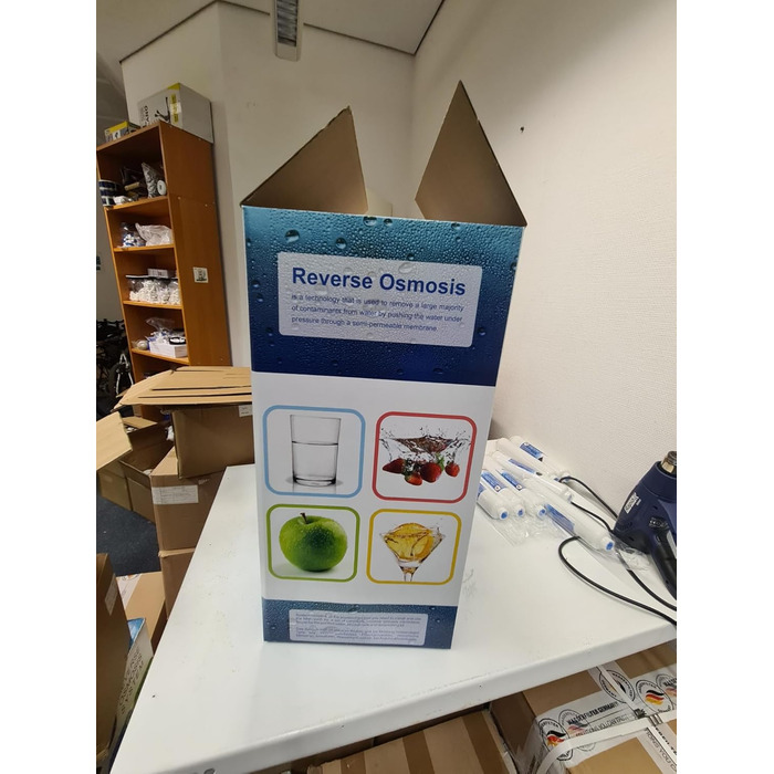 ФІЛЬТР ВОДИ НІМЕЧЧИНА Класична система зворотного осмосу зі змінними фільтрами на 3 роки - 285 літрів питної води щодня - екологічна, проста в установці без бісфенолу А