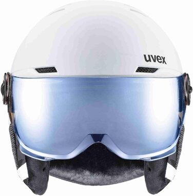 Козирок uvex Rocket jr Одинарний біло-чорний матовий 54-58 см