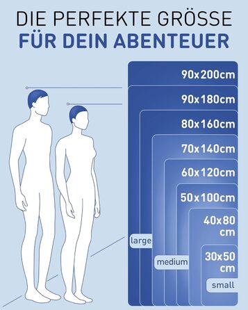 Рушники з мікрофібри Fit-Flip - компактні та легкі - швидковисихаючий рушник з мікрофібри - як дорожній рушник, спортивний рушник,