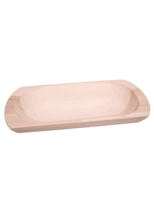 Бойовий купець - Середньовічна дерев&39яна чаша - 45x23x6,5 см - Дерев&39яна чаша - Середньовічний - Табір - Дерев&39яна чаша