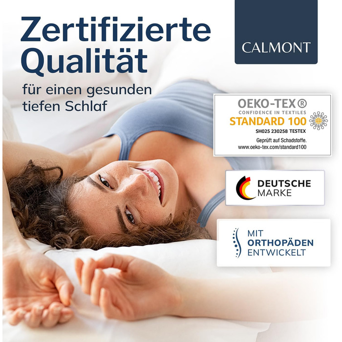 Ортопедична подушка для всіх положень сну Подушка для підтримки шиї для спокійного сну Подушка з піни з ефектом пам&39яті для ідеальної адаптації Ергономічна подушка для полегшення болю в шиї (Біла)