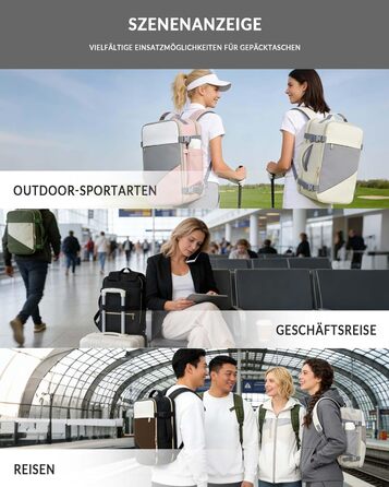 Ручна поклажа Ryanair 40x20x25, сумка для ноутбука 14 дюймів, ручна поклажа 20 л, дорожній рюкзак, бізнес, альпінізм, зелено-кремово-білий