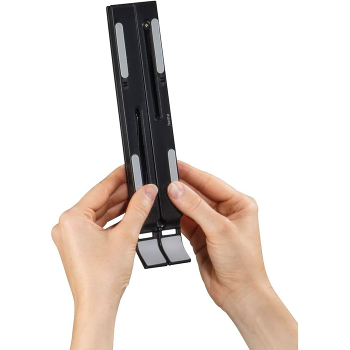 Стійка для ноутбука Hama 15.6 Ергономічна, складна з регулюванням кута нахилу, стабільна та нековзка, ідеальна для офісу