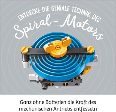 Набір для експериментів Mechanical Power KOSMOS, моделі на спіральній пружині