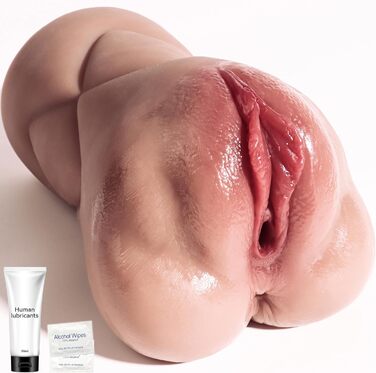 Реалістичний мастурбатор LOVE STICKS для чоловіків 2 в 1, 3D вагіна та клітор