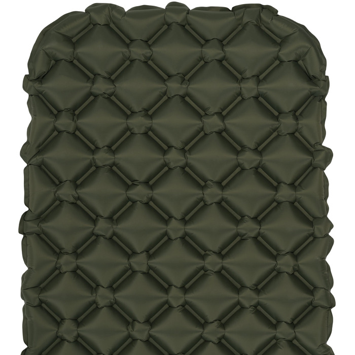 Килимок надувний Highlander Nap-Pak Inflatable Sleeping Mat XL 5 cm Olive (AIR073-OG)