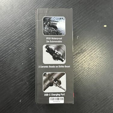 Тактичний ліхтарик Klarus XT11GT Pro Ultimate Control з двома перемикачами, яскравістю 3300 люмен, дальністю променя 380 метрів, водонепроникністю IPX8 для кемпінгу, походів та надзвичайних ситуацій