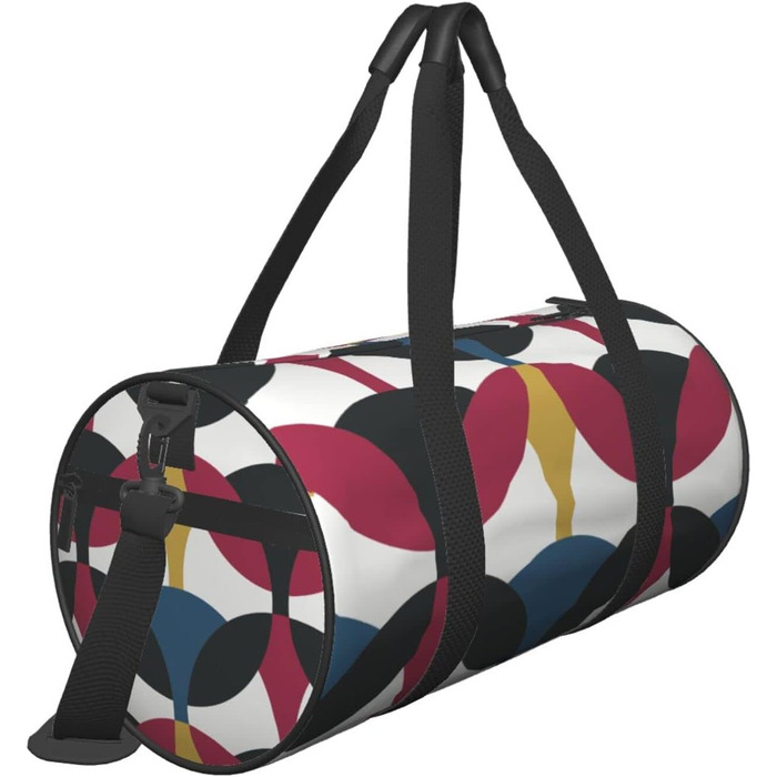 Стильна дорожня сумка в ретро-стилі, з яскравим геометричним дизайном, спортивна сумка для чоловіків та жінок, сумка-мішок, спортивна сумка