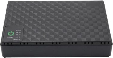 Джерело безперебійного живлення (UPS) з акумулятором 10400 мАг, USB 5V DC, 12V, PoE 24V. Підходить для зарядки різноманітних пристроїв (Європейська вилка 85-265V)