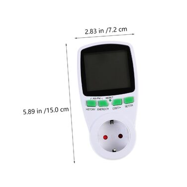 Вимірювальна розетка розетка тестер амперметр лічильник електроенергії купити лічильник енергозберігаюча розетка розетка для електролічильника монітор електроенергії електронний компонент