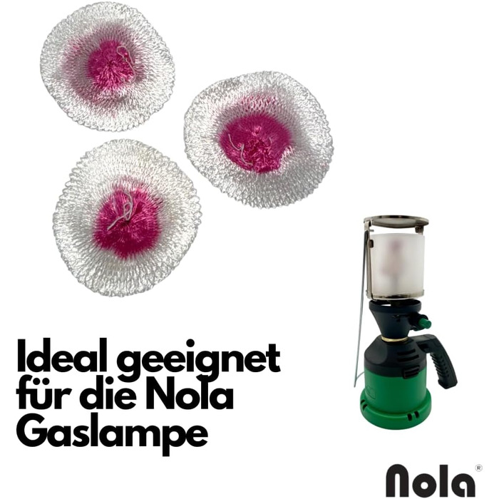 Газова лампа Nola з газовим балончиком 190 г та 3 чохлами - Газовий картриджний ліхтар для кемпінгу, газовий балончик з бутаном, газовий ліхтар для вулиці, газовий ліхтар для кемпінгу, паливний ліхтар, арт. 930