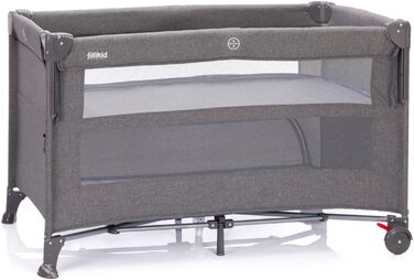 Ексклюзивне дитяче ліжечко Fillikid для подорожей Ліжечко для сну на боці від народження до 24 місяців (15 кг) Дитяче ліжечко для подорожей з матрацом Ліжечко для сну на боці з боковим відкриттям Дитяче ліжечко, дитяче ліжко 60x120 см