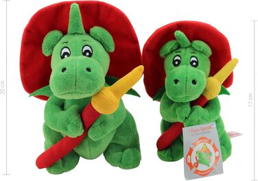 М'яка іграшка Sweety Toys 11025 Драко XL Грізу 20 см з пожежним рукавом, 20 см