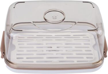 Герметична контейнер-вакууматор з кришкою, що не протікає, сумісний з вакуумним насосом для тривалого зберігання свіжості, великий об'єм (2,1 л)