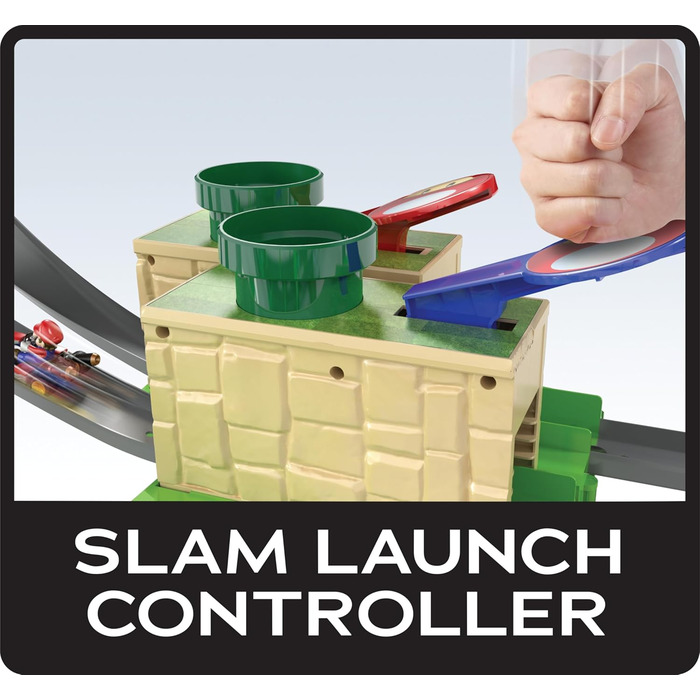 З Mario Die-Cast Kart, години веселощів, змагаючись за найшвидше коло, для маленьких шанувальників Mario Kart віком від 3 років, G