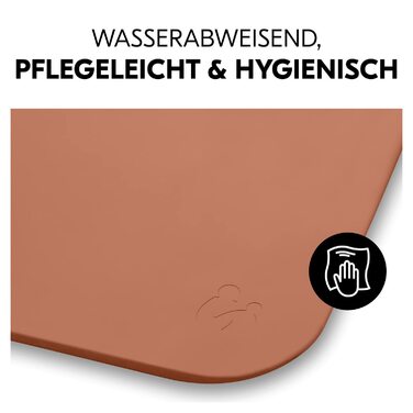 Пеленальний килимок Change N Clean, клиновий пеленальний килимок 50 x70 см, пеленальний килимок без шкідливих речовин, миється, гі