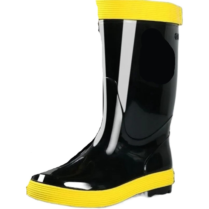 Чоловіче взуття з ПВХ, зносостійке, водонепроникне та нековзне, гумові чоботи для чоловіків, підлітків, садові, гумові, на низькому каблуці, для дорослих, розмір 41, чорні